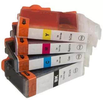 MultiPack Farba do tlačiarne CANON BCI-3 (BCI-3 CMYK) - Cartridge TonerPartner PREMIUM, black + color (čierna + farebná)