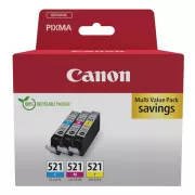 Farba do tlačiarne Canon CLI-521 (2934B015) - cartridge, color (farebná) multipack