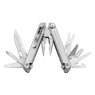 Leatherman Multitool FREE P2, strieborná Leatherman Multitool FREE P2, strieborná