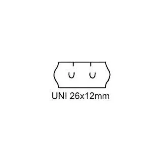 Etikety Univerzal 26x12mm biele
