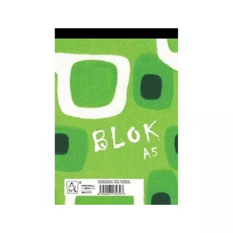 Blok A5 štvorček 50 listov 15055 šitý eko