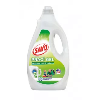 Prací gél Savo bez chlóru univerzal 70pranie 3,5L Prací gél Savo bez chlóru univerzal 70pranie 3,5L