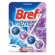 WC záves guličky Bref Power aktiv Lavender 50g