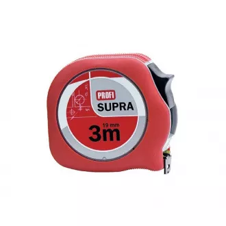 Meter zvinovací 3m/16mm červený na karte