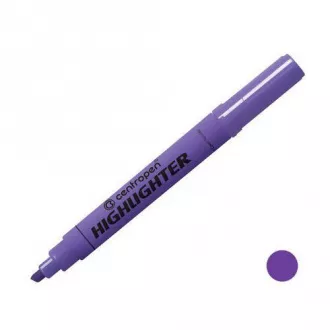 Zvýrazňovač Centropen 8552 fialový klinový hrot 1-4,6mm Zvýrazňovač Centropen 8552 fialový klinový hrot 1-4,6mm