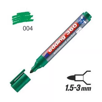 Popisovač Edding 360 na biele tabule zelený okrúhly hrot 1,5-3mm