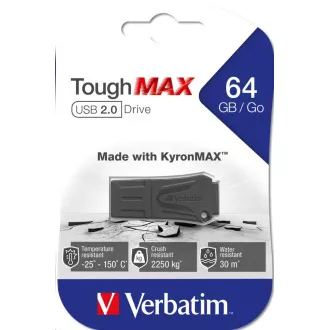 VERBATIM ToughMAX USB 2.0 Drive 64GB
