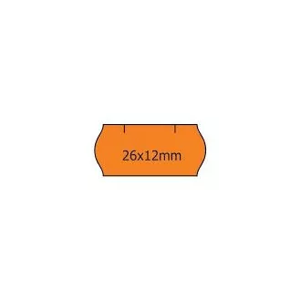 Etikety Contact 26x12mm oranžové