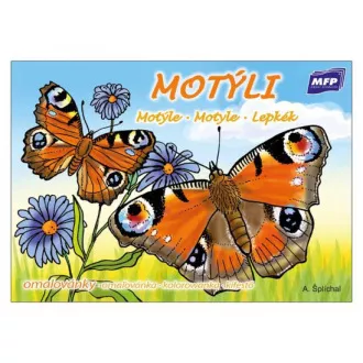 Omaľovánky MFP Motýle A5