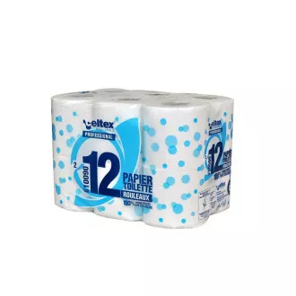 Toaletný papier Celtex Profes. 2vrs. biely 180útr. 12ks / predaj iba po balení