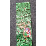 Vrecko PP skladané vianočné 24x48cm Mery Christmas + Mikuláš zelený