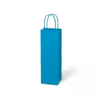 Taška MFP na fľašu T12 kraft 12x36x9cm modrá