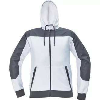 CREMORNE mikina s kapucňou biela XL