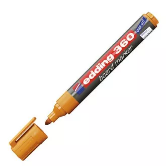 Popisovač Edding 360 na biele tabule oranžový valcový hrot 1,5-3mm