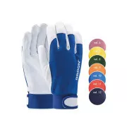 Kombinované rukavice ARDON®HOBBY 12/3XL - s predajnou etiketou - námorn. modrá | A1073/12-SPE