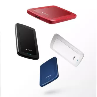 ADATA Externý HDD 1TB 2, 5" USB 3.1 HV300, červený ADATA Externý HDD 1TB 2, 5" USB 3.1 HV300, červený
