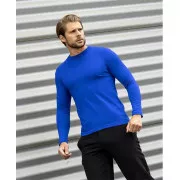 Tričko ARDON®CUBA s dlhým rukávom stredne modrá royal | H13224/2XL