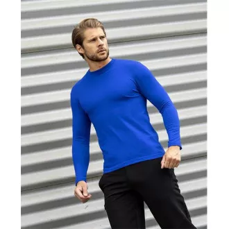 Tričko ARDON®CUBA s dlhým rukávom stredne modrá royal | H13224/2XL
