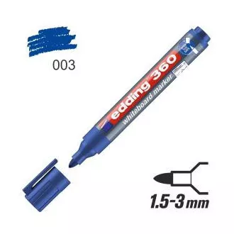 Popisovač Edding 360 na biele tabule modrý okrúhly hrot 1,5-3mm