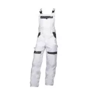 Nohavice s trakmi ARDON®COOL TREND bielo-šedé predĺžené | H8816/2XL