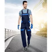 Nohavice s trakmi ARDON®COOL TREND tmavo modré-svetlo modré predĺžené | H8428/2XL