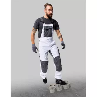 Nohavice s trakmi ARDON®SUMMER biele predĺžené | H5628/L