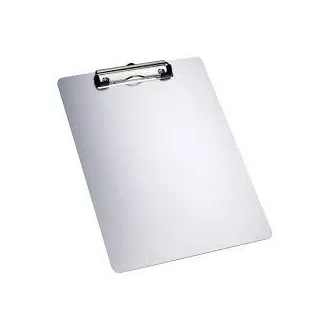 Písacia podložka A5 jednodoska s klipom Standard šedá