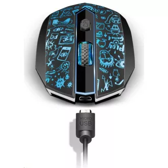 CONNECT IT DOODLE 2 bezdrôtová herná myš