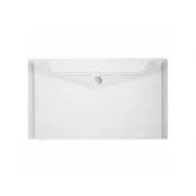 Obálka DL 220x125mm PP s cvokom číra