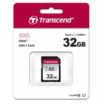 TRANSCEND SDHC karta 32GB 300S, UHS-I U1 (R:95/W:45 MB/s)