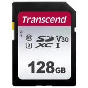 TRANSCEND SDXC karta 128GB 300S, UHS-I U3 V30 (R:95/W:45 MB/s)