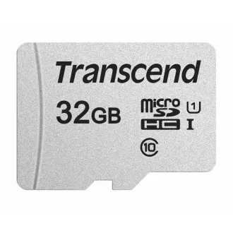TRANSCEND MicroSDHC karta 32GB 300S, UHS-I U1, bez adaptéra