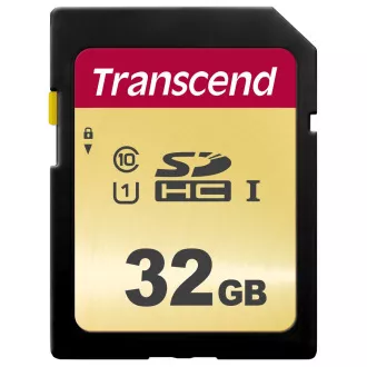 TRANSCEND SDHC karta 32GB 500S, UHS-I U1 (R:95/W:60 MB/s) TRANSCEND SDHC karta 32GB 500S, UHS-I U1 (R:95/W:60 MB/s)