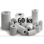 Papierový kotúč papierová páska TERMO, 80/70/12 (62m) - 60ks