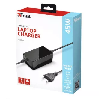 TRUST Univerzálny napájací adaptér pre notebooky 45W Primo Laptop Charger