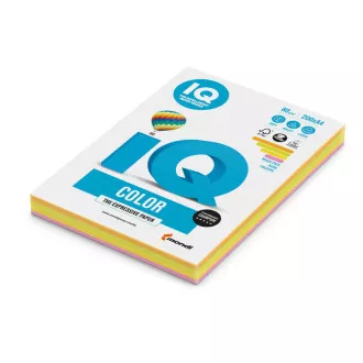 Papier xerografický IQ A4/80g mix 4x50 listov neónovej farby Papier xerografický IQ A4/80g mix 4x50 listov neónovej farby