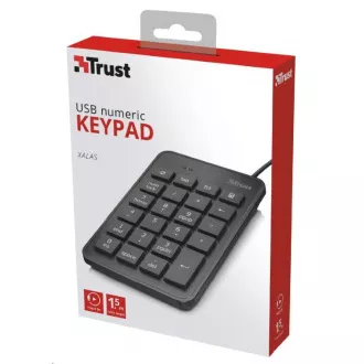 TRUST klávesnica Xalas USB Numeric Keypad