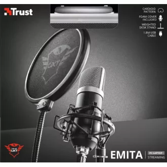 TRUST mikrofón GXT 252 Emita Streaming Microphone