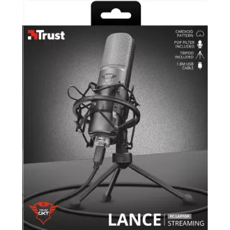 TRUST mikrofón GXT 242 Lance Streaming Microphone TRUST mikrofón GXT 242 Lance Streaming Microphone
