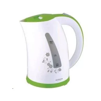 Orava VK-3417 G rýchlovarná kanvica, 2000 W, 1.7 l, automatické vypnutie, biela / zelená