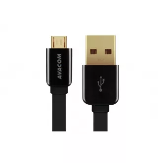 AVACOM MIC-120K kábel USB - Micro USB, 120cm, čierna AVACOM MIC-120K kábel USB - Micro USB, 120cm, čierna
