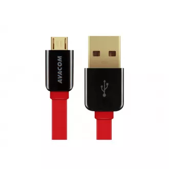 AVACOM MIC-40R kábel USB - Micro USB, 40cm, červená