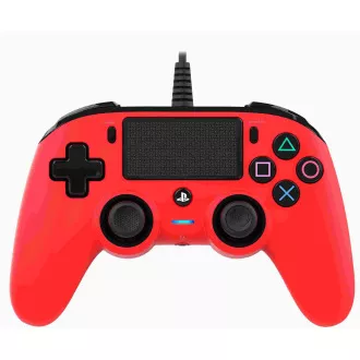 Nacon Wired Compact Controller - ovládač pre PlayStation 4 - červený Nacon Wired Compact Controller - ovládač pre PlayStation 4 - červený