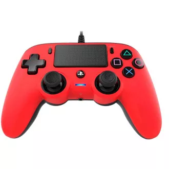Nacon Wired Compact Controller - ovládač pre PlayStation 4 - červený Nacon Wired Compact Controller - ovládač pre PlayStation 4 - červený