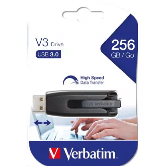 VERBATIM Flash Disk 256GB Store 'n' Go V3, USB 3.0, čierna