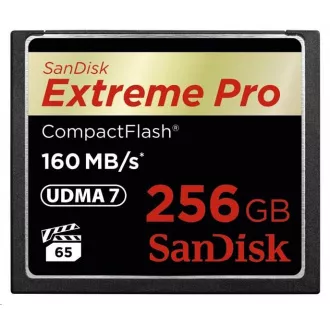 SanDisk Compact Flash 256GB Extreme Pro (160MB/s) VPG 65, UDMA 7