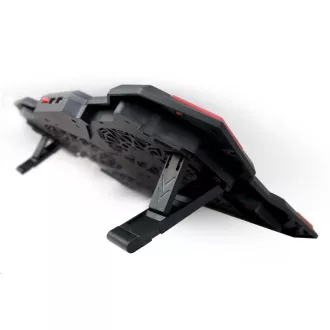 C-TECH chladiaca podložka pod NTB Zefyros (GCP-01R), casual gaming, 17, 3", červené podsvietenie, regulácia otáčok