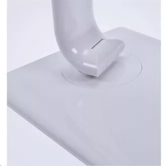Solight LED stolná lampička stmievateľná, 12W, voľba teploty svetla, USB, biely lesk