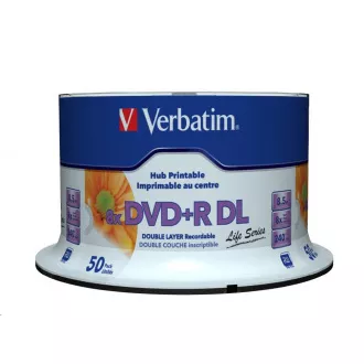 VERBATIM DVD+R Double Layer 8.5GB 8X 50 Pack Spindle