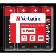 VERBATIM Alkalické batérie AA, 4 Pack - Shrink